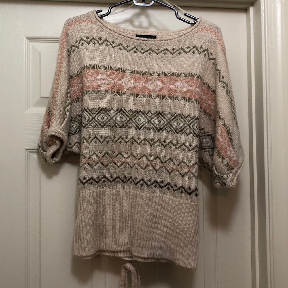 Sweater Project short sleeved sweater with pattern